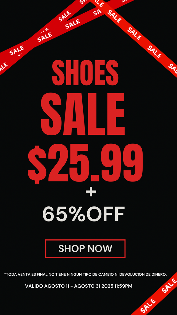 ALL SHOES $25.99