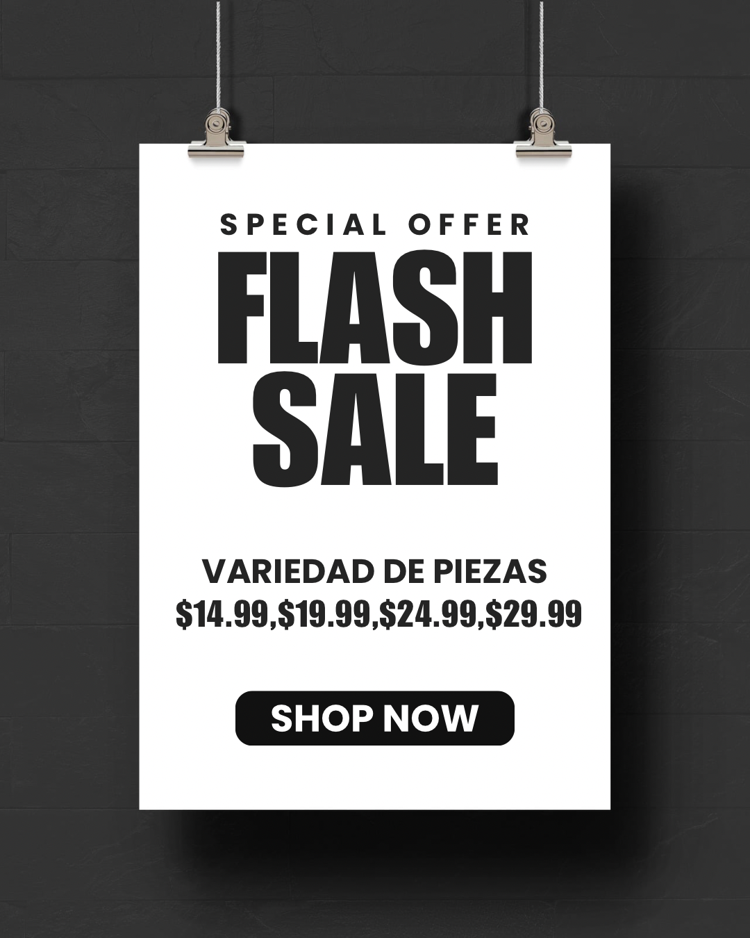 FLASH SALE