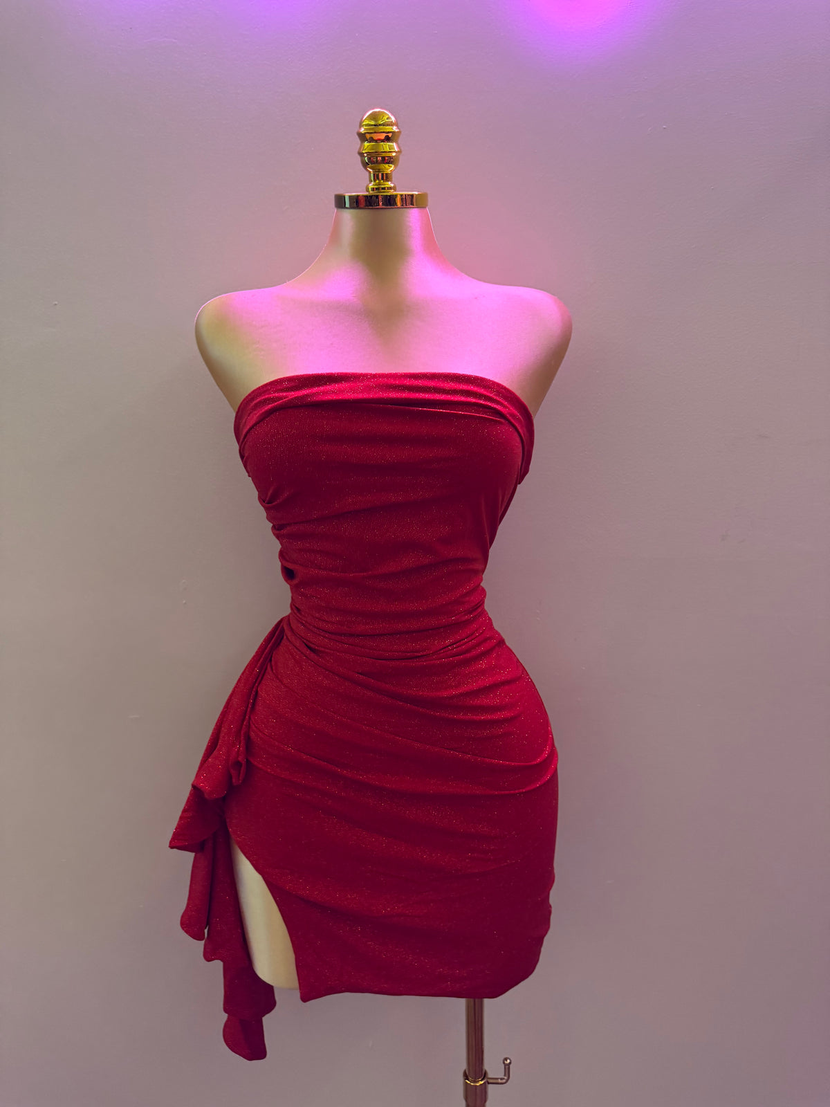MEGAN DRESS (RED)