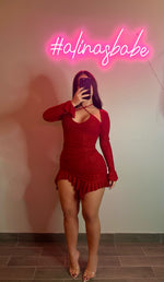 SABRINA DRESS (RED)