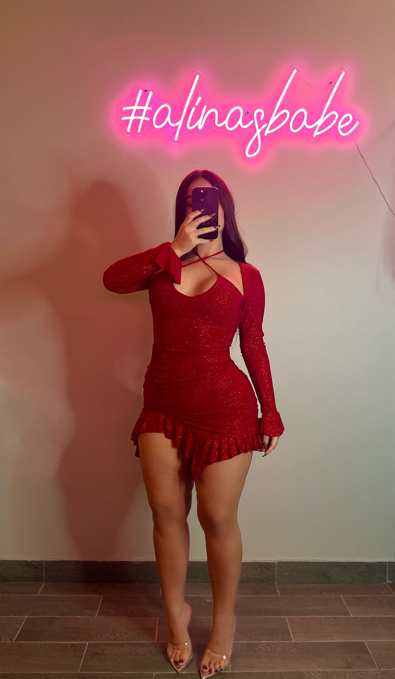 SABRINA DRESS (RED)