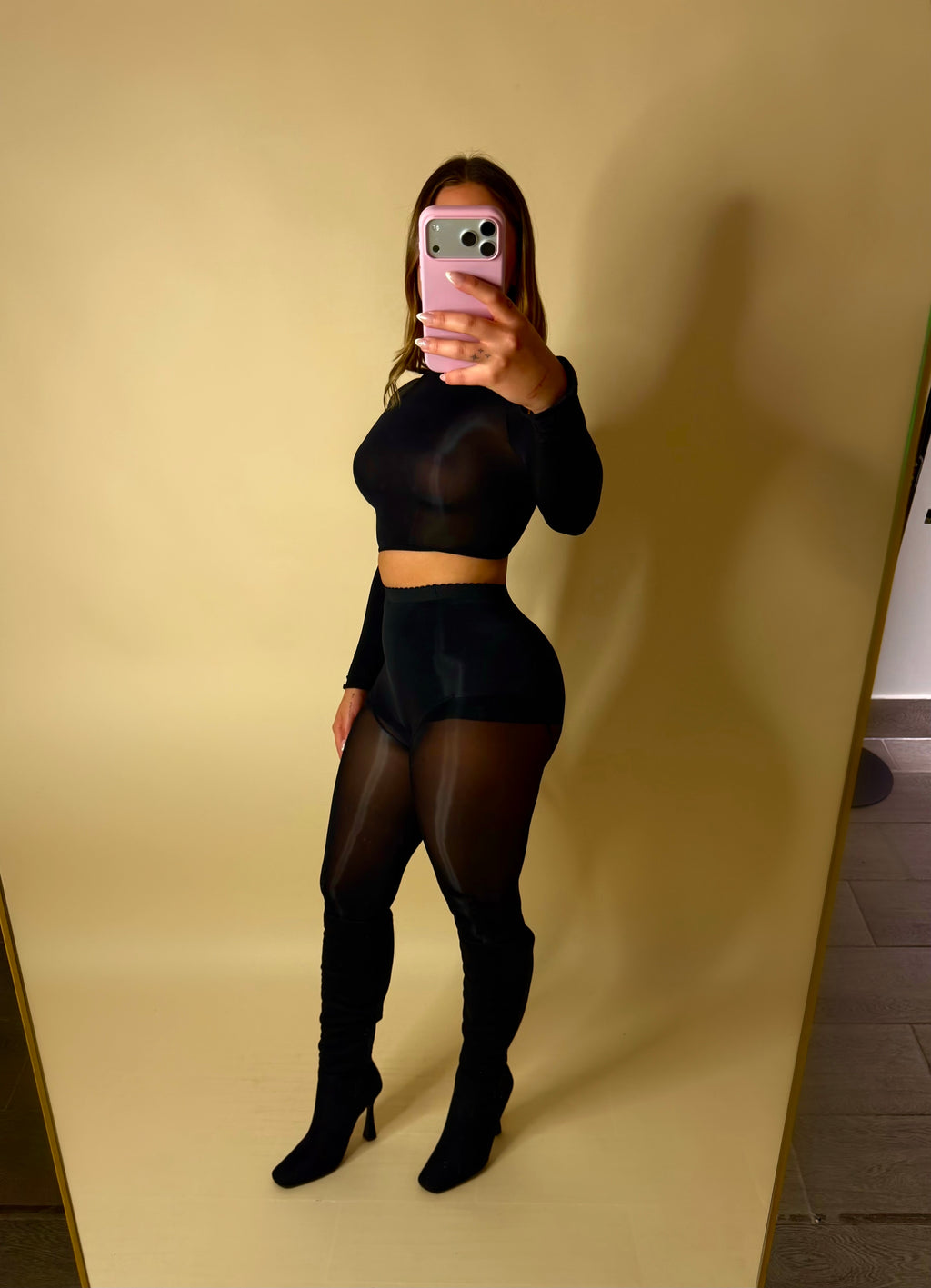 SHINE SHEER MESH SET