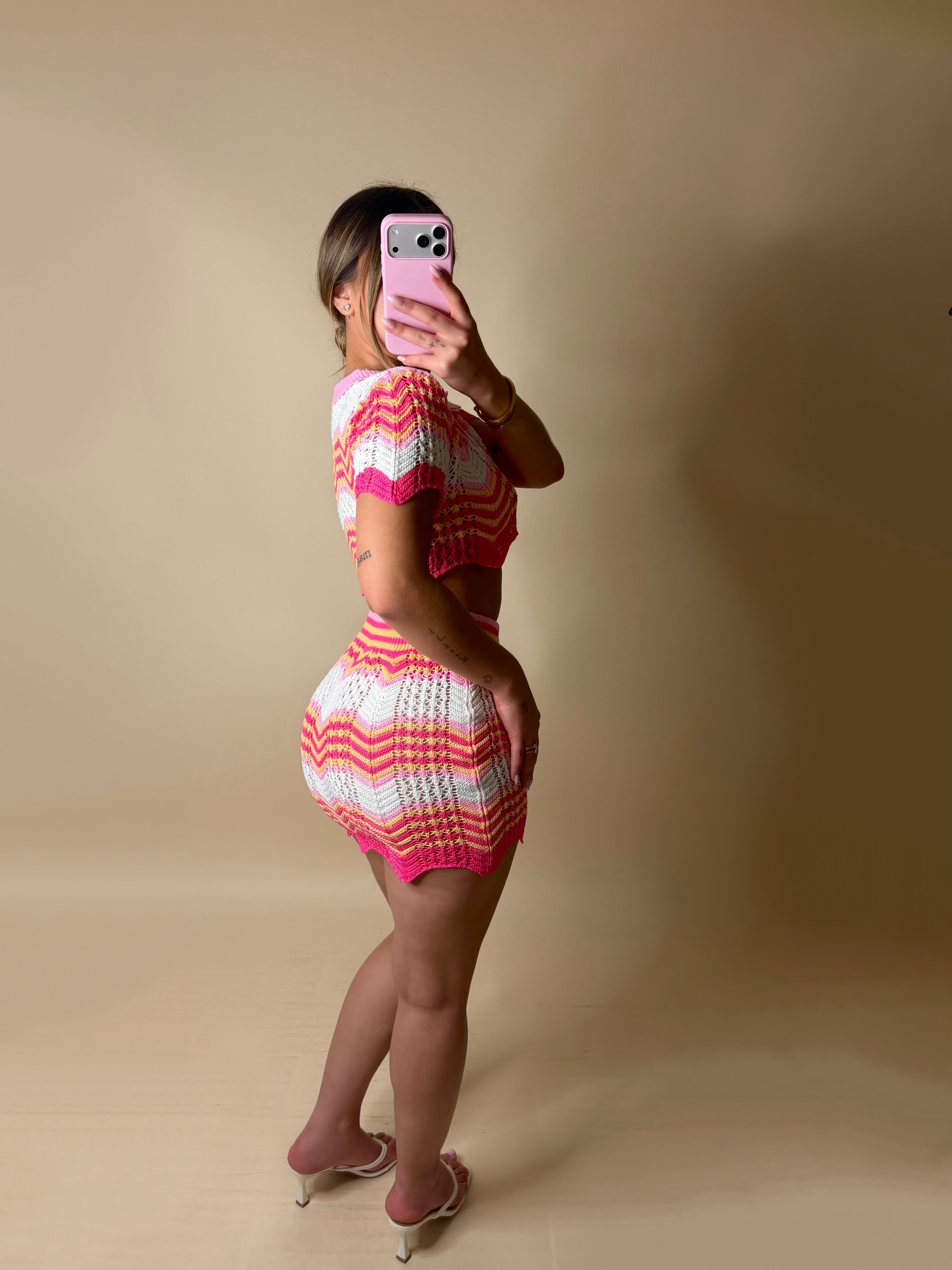 BIRDIE SET (PINK/ORANGE)