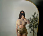 GOLDEN GIRL TOP SET