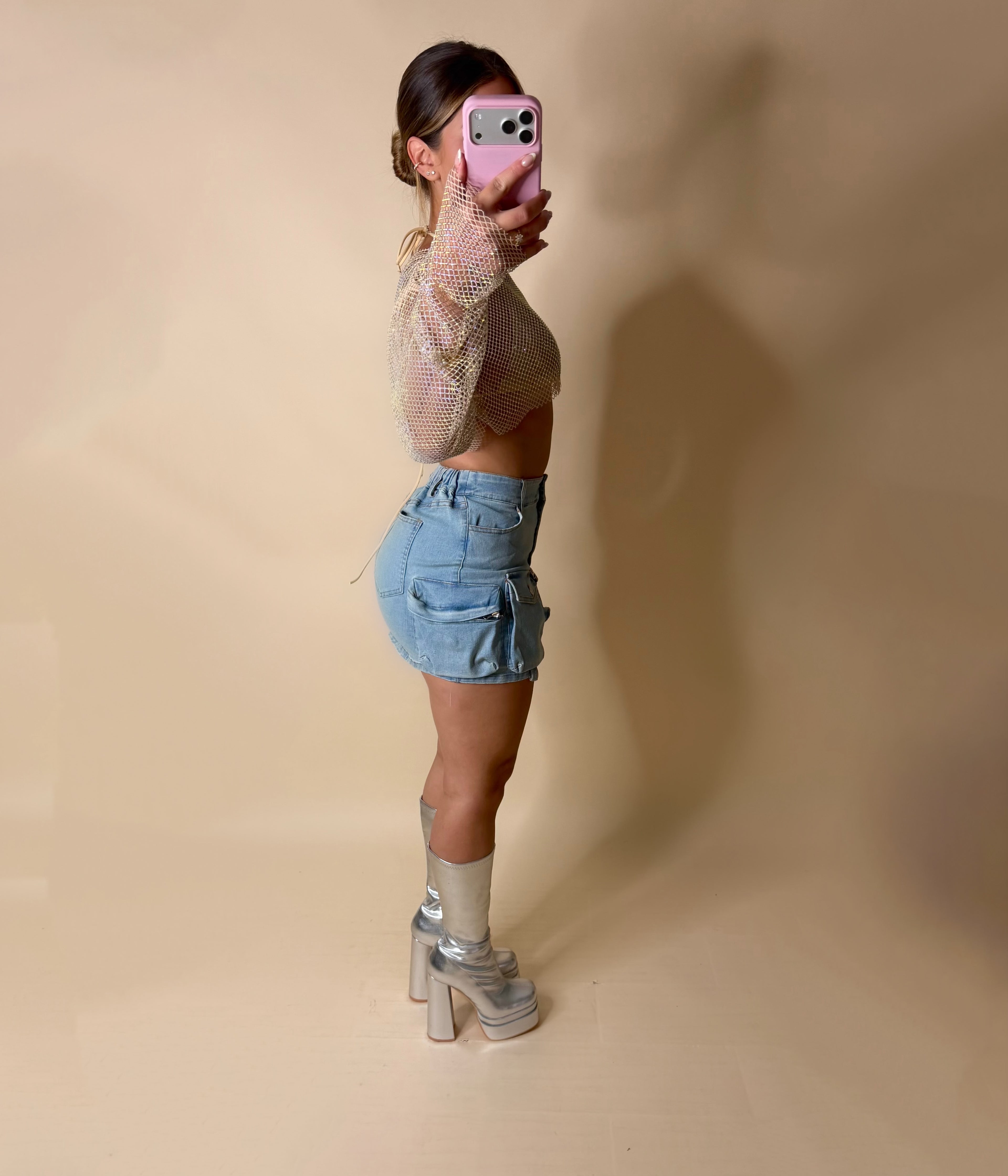 GOLDEN GIRL TOP SET