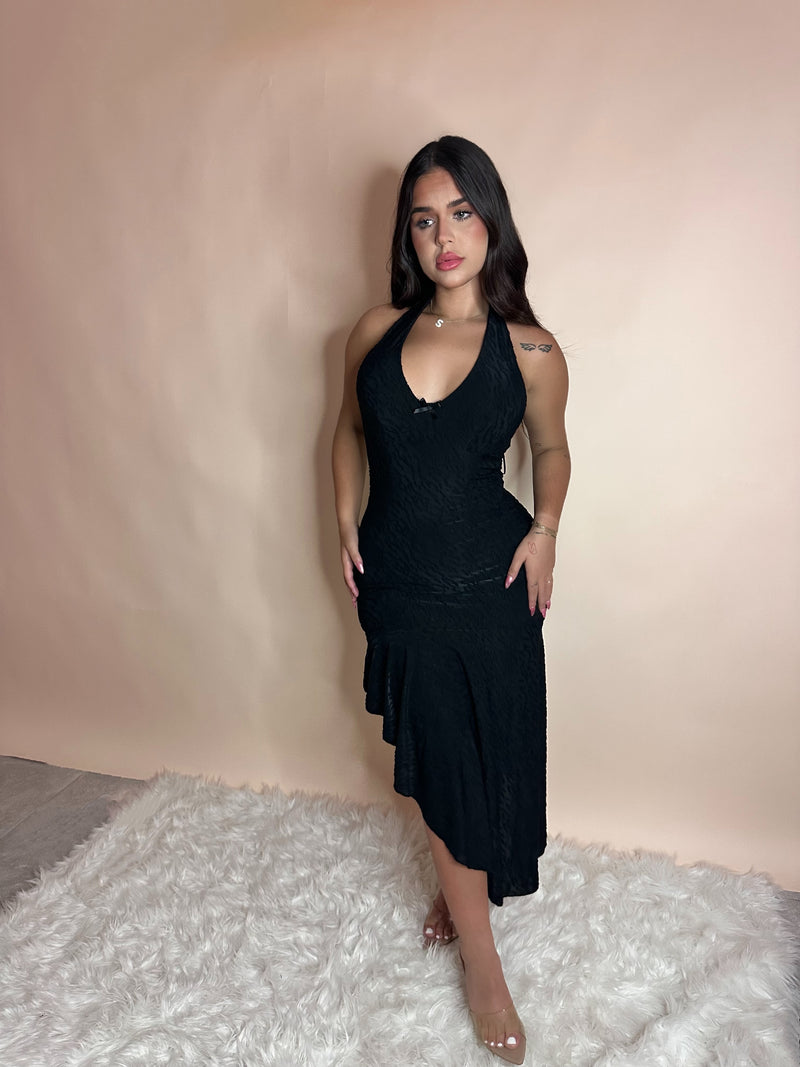 PAULETTE DRESS (BLACK)