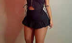 BUBBLE SKORT (BLACK)