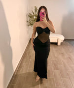 TESSA MAXI DRESS (BLACK)