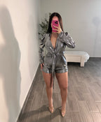 PARTY ALL NIGHT ROMPER (SILVER)