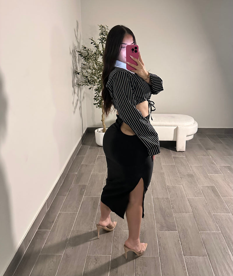OLIVIA SKIRT (BLACK)