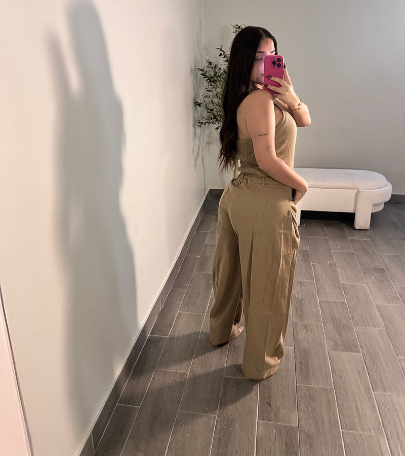 HAZEL JUMPSUIT (Camel)