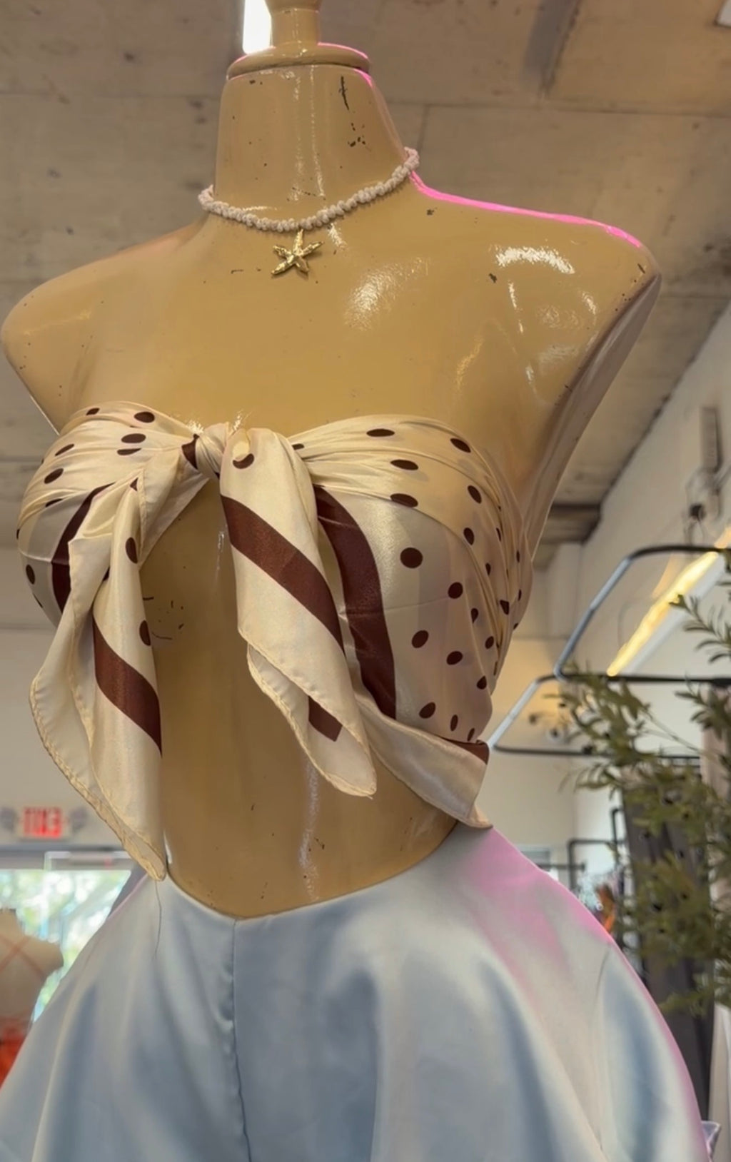 POLKA DOT SCARF
