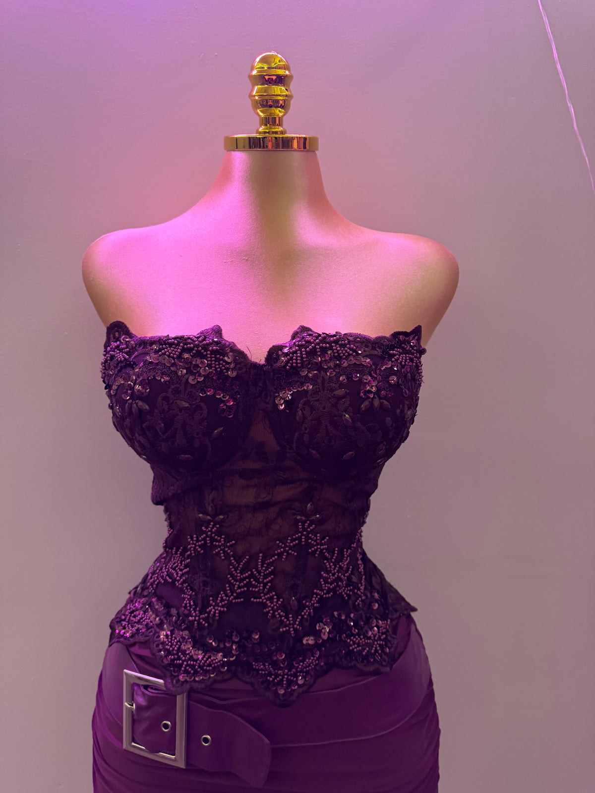 MOLLY CORSET (PLUM)