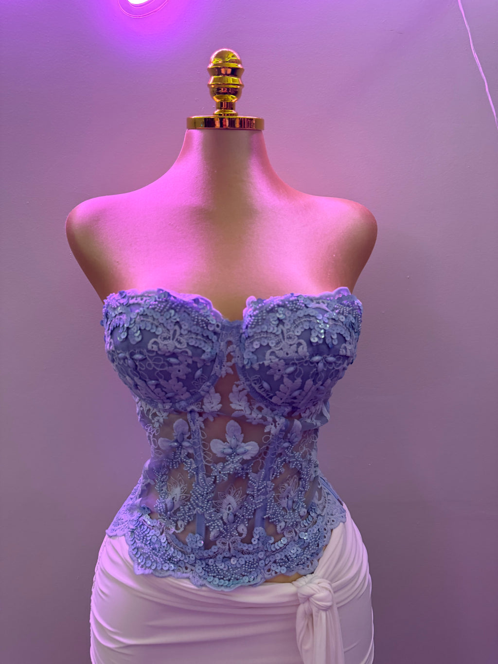 MOLLY CORSET (BABY BLUE)