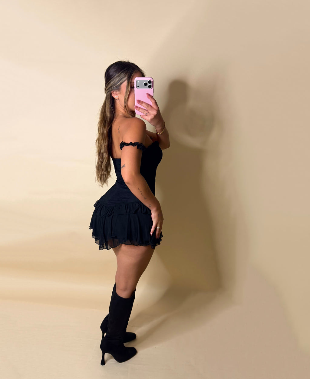 PENELOPE DRESS (BLACK)