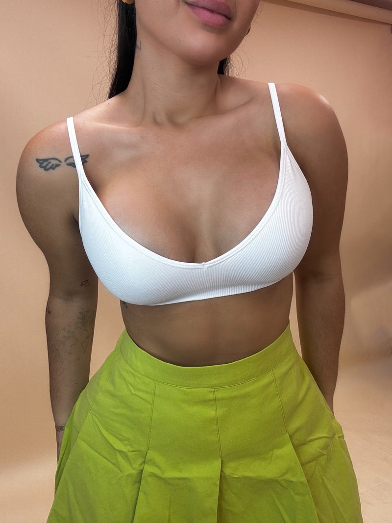 RIBBED CAMI SET