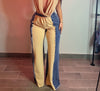 TERRY WIDE LEG PANTS