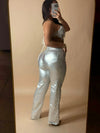 SAMANTHA METALLIC PANTS