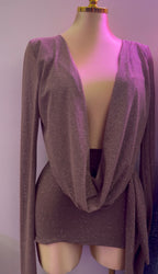 LUCIENNE DRESS (TAUPE)