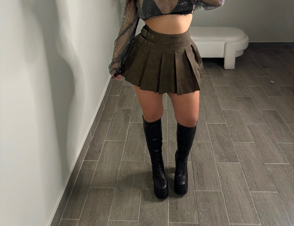 DESTINY SKORT (BROWN)