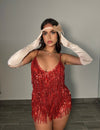 CABARET ROMPER (RED)