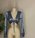 DELILAH TOP (BRUSH SILVER)