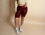 GLITTER BIKER SHORT