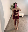 GIANNA DRESS (WINE)