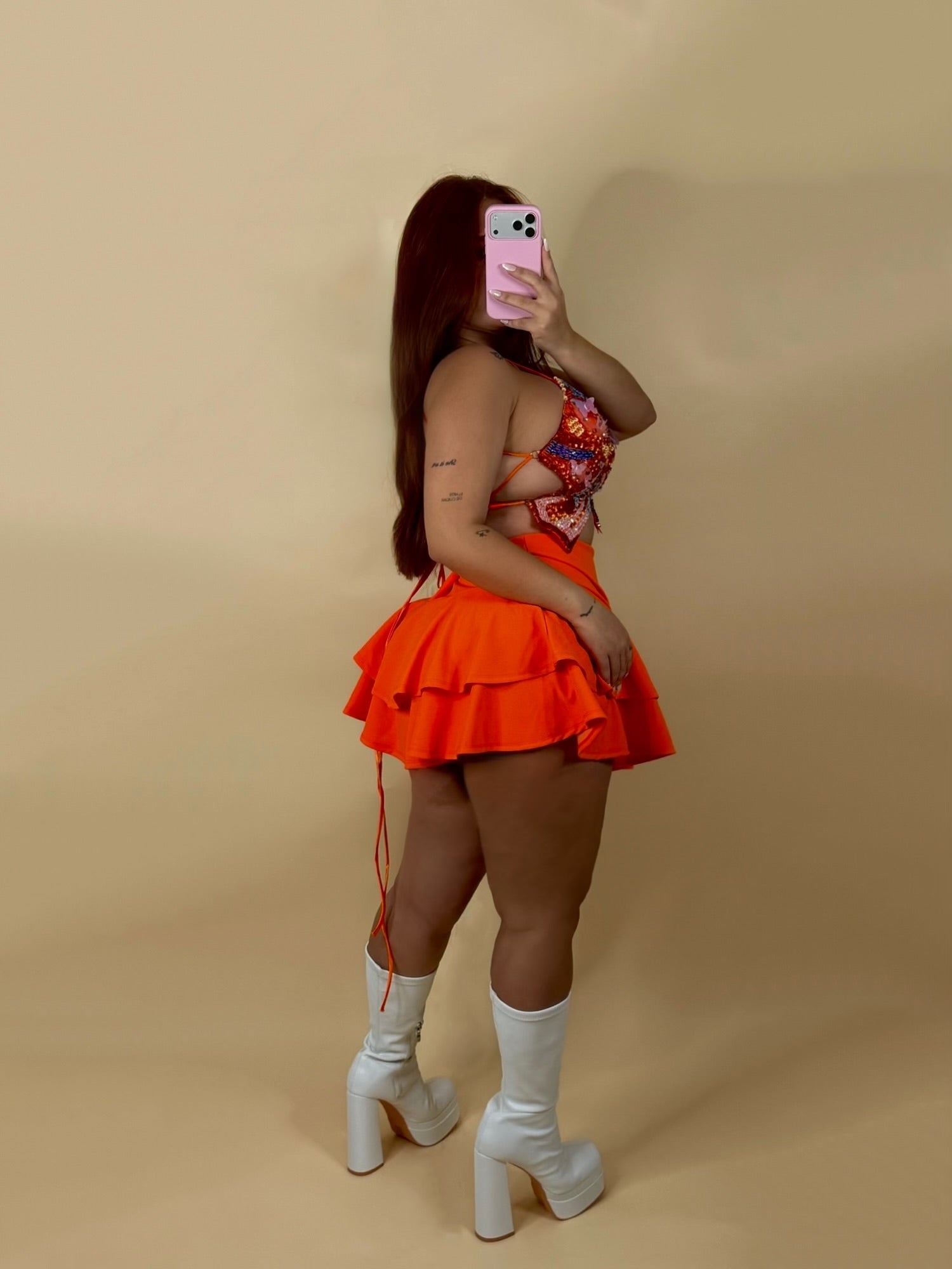 BUTTERFLY TOP (ORANGE)