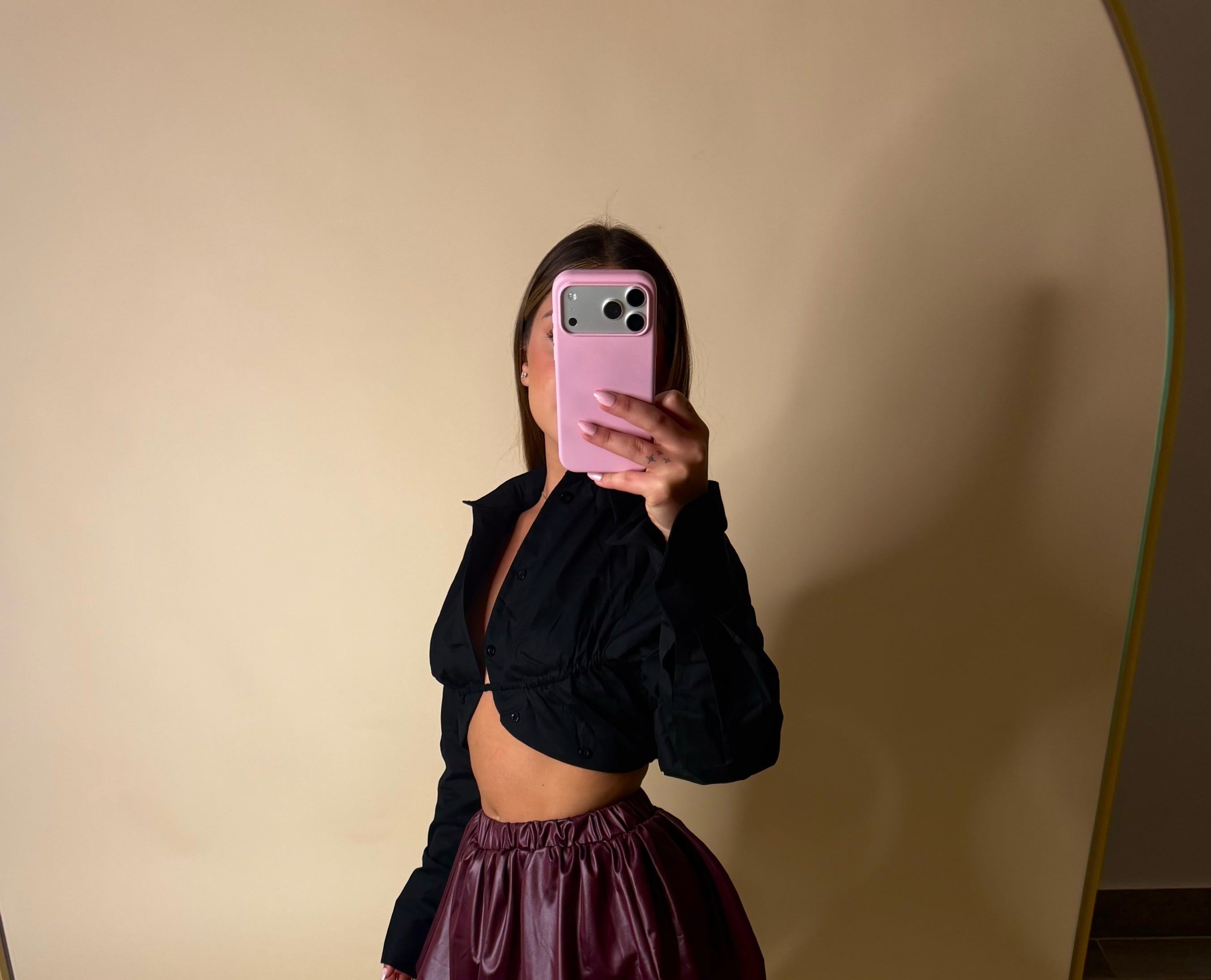 POPLIN CROP TOP