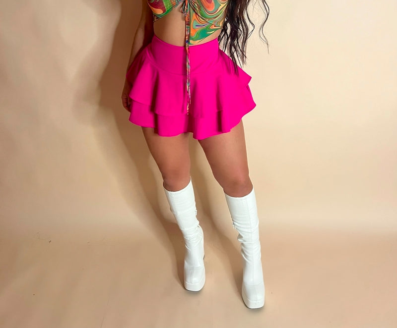 MIA SKORT (HOT PINK)