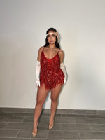 CABARET ROMPER (RED)