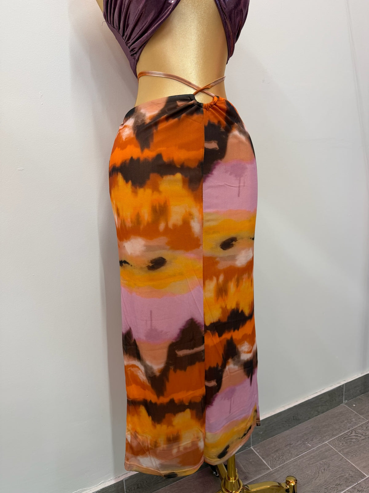 GOLDIE  MIDI SKIRT