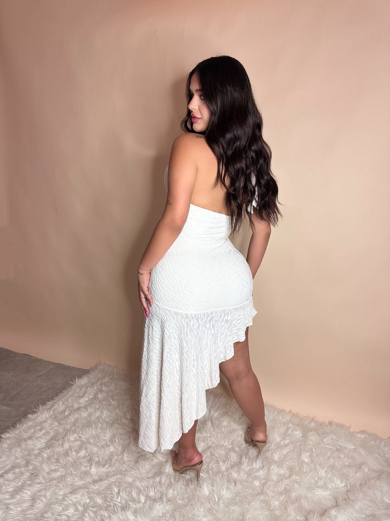 PAULETTE DRESS (IVORY)