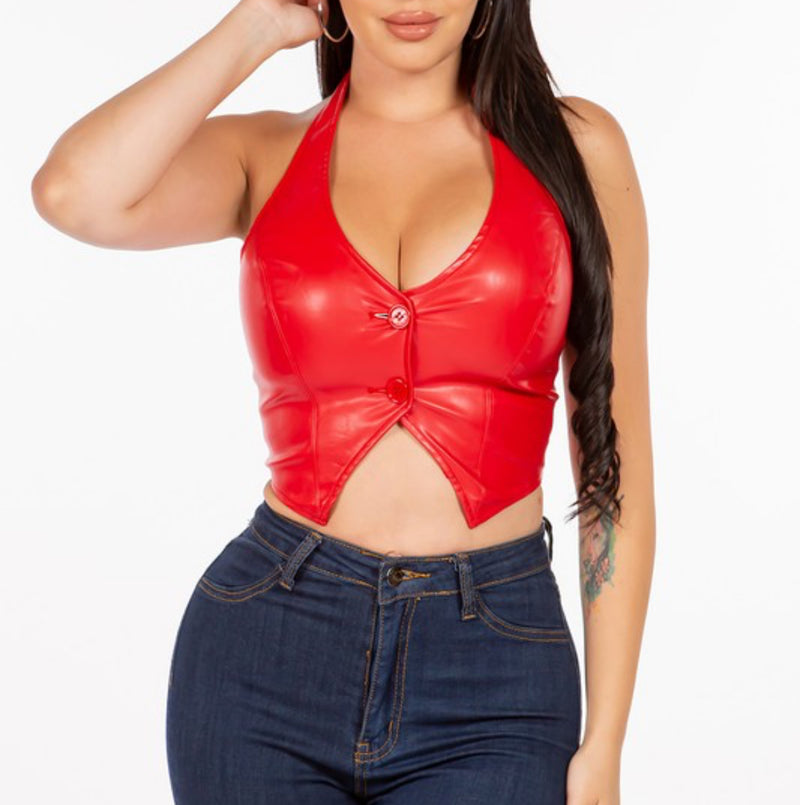GIGI TOP VEST (RED)