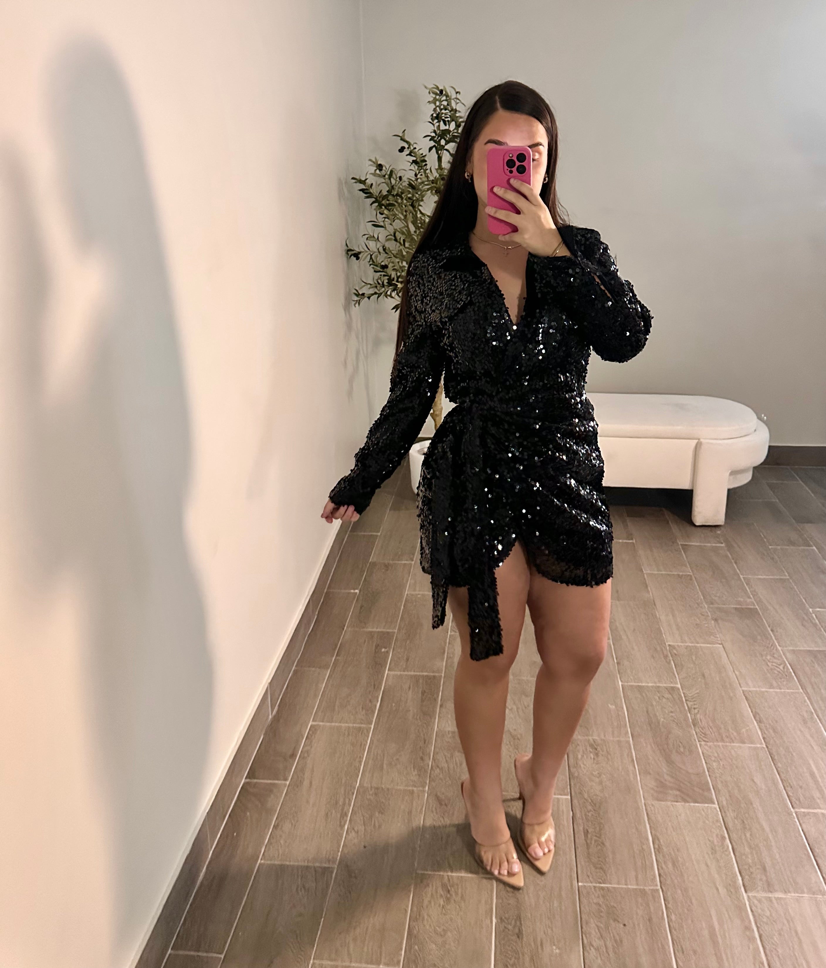 RUDY SEQUIN DRESS (BLACK)