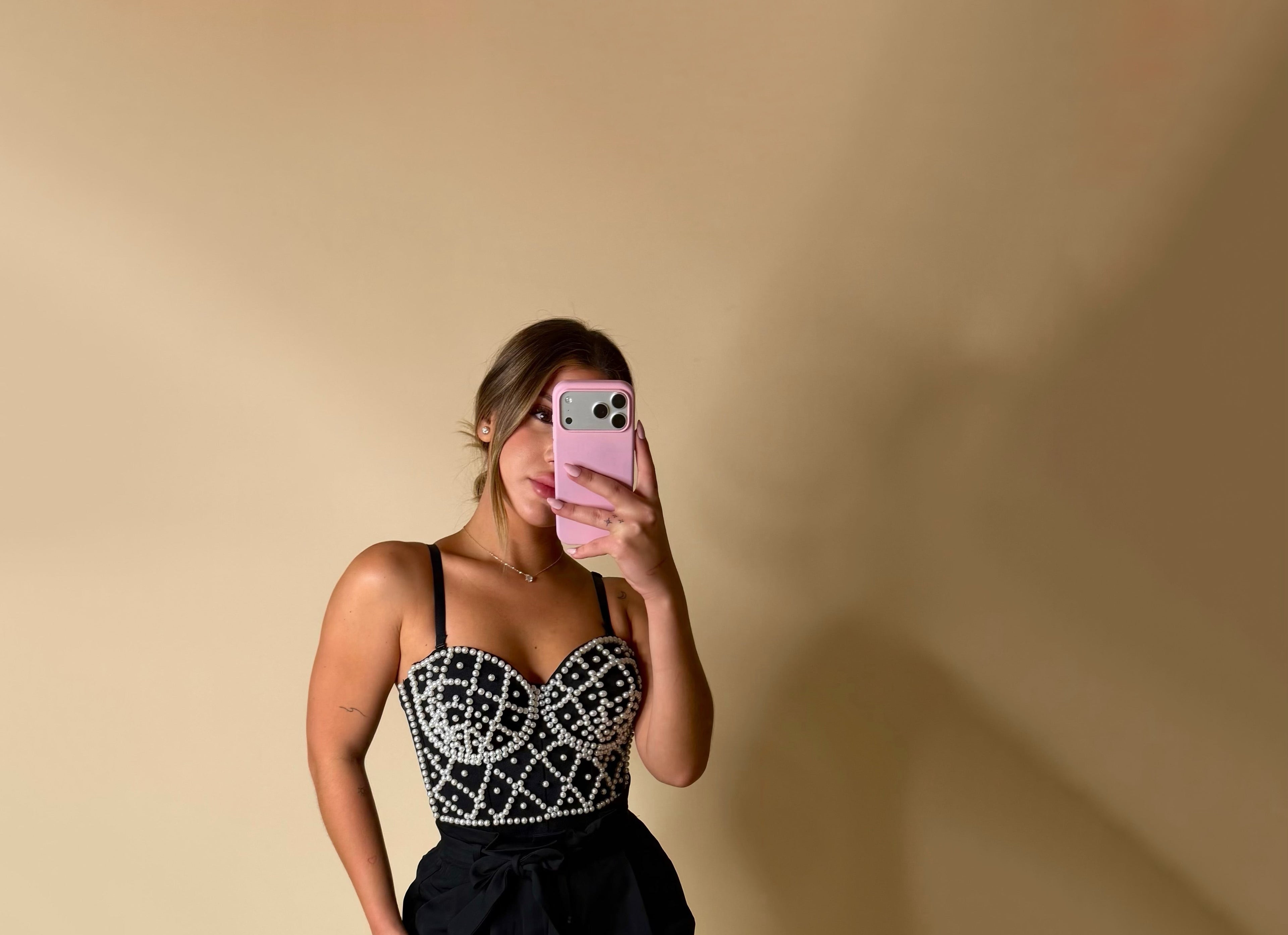 MICAH CORSET (WHITE/BLACK)