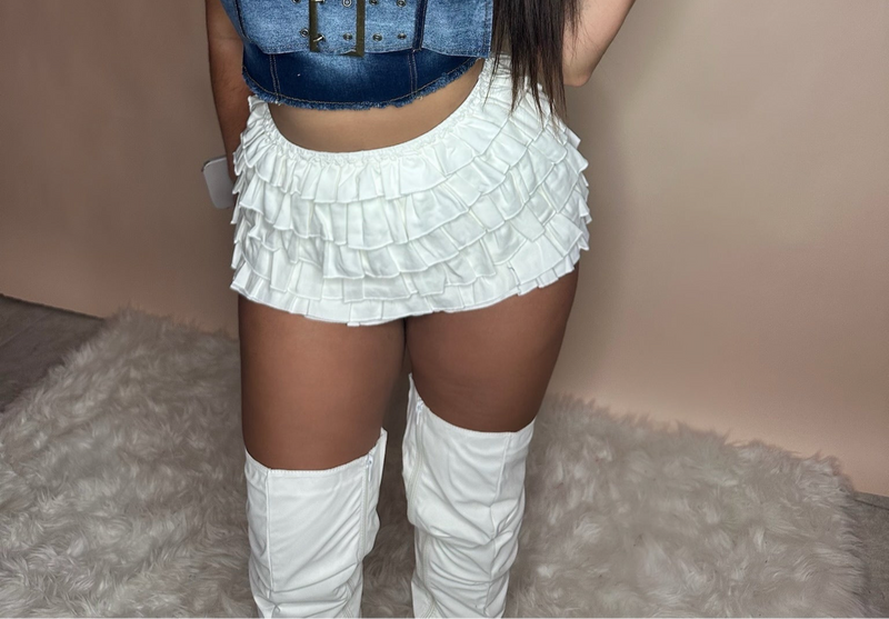 VICTORIAN SKORT (IVORY)