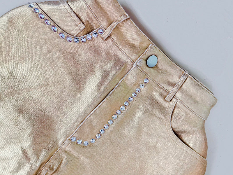 METALLIC HEART SET (GOLD)