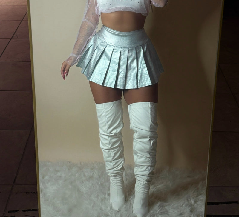 METALLIC SKIRT