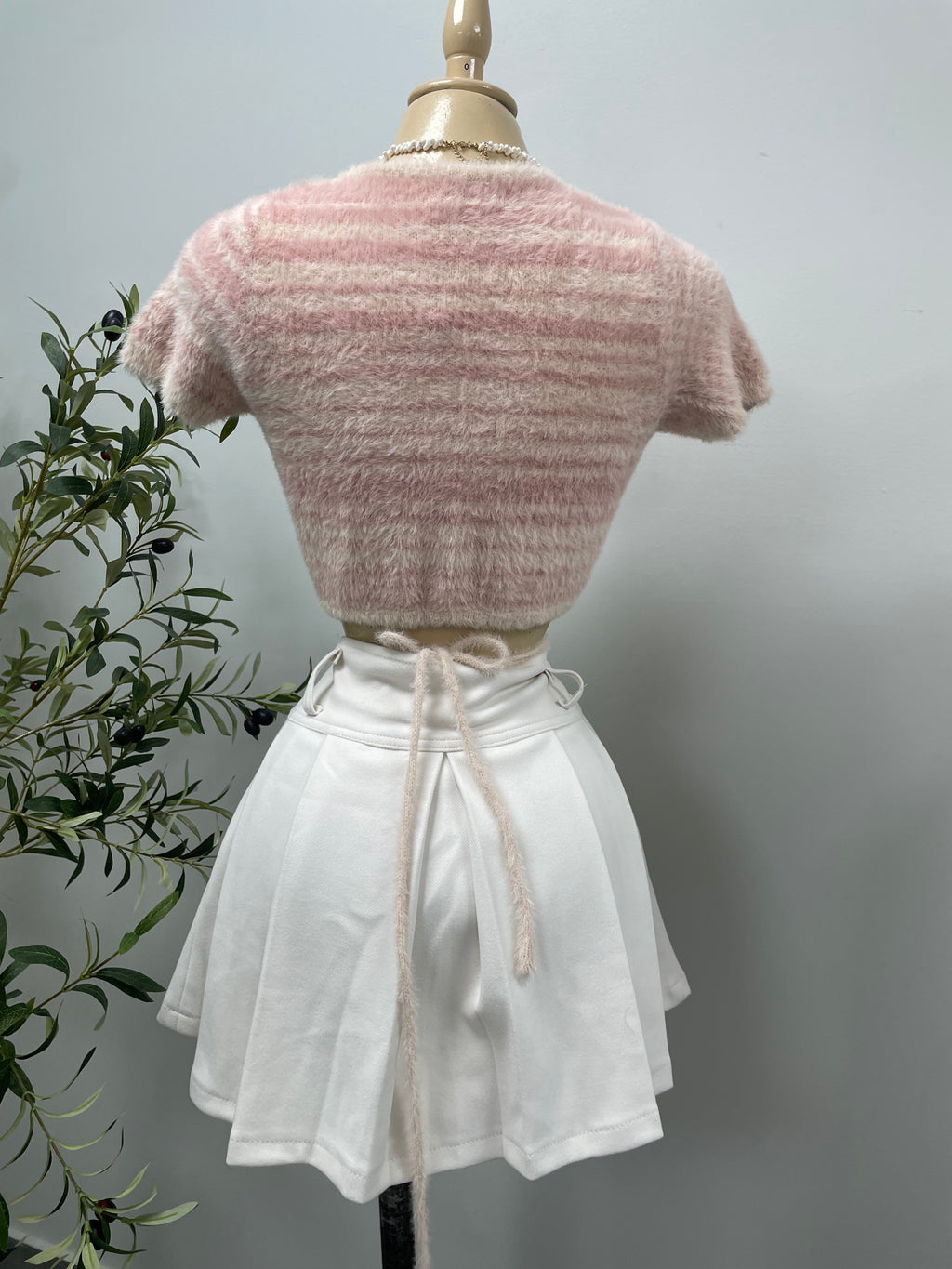 FUZZY CROP TOP