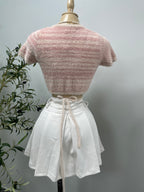 FUZZY CROP TOP