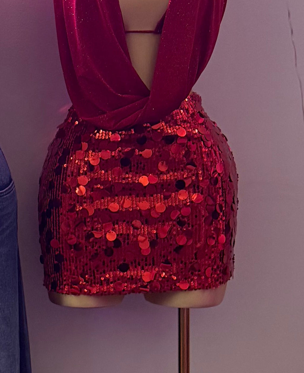 ALESSIA SKIRT (RED)