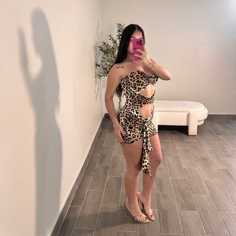 GIANNA DRESS (LEOPARD)