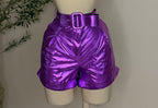 METALLIC SHORT (PURPLE)