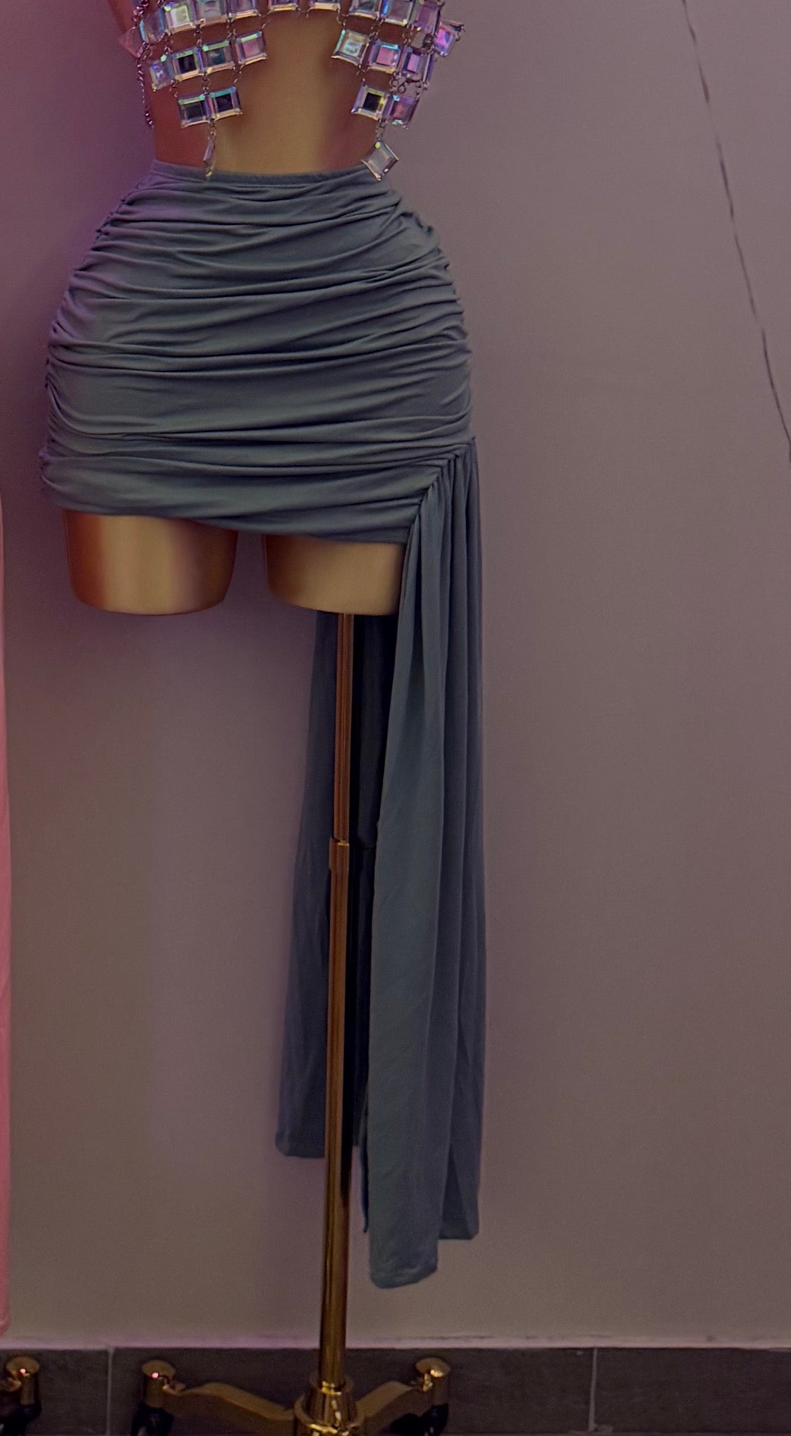 AGATHA SKIRT  (GREEN)