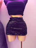 GLAMOUR SKIRT (BLACK)