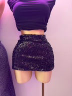 GLAMOUR SKIRT (BLACK)