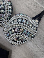 BRANDI BRA (BLACK/SILVER)