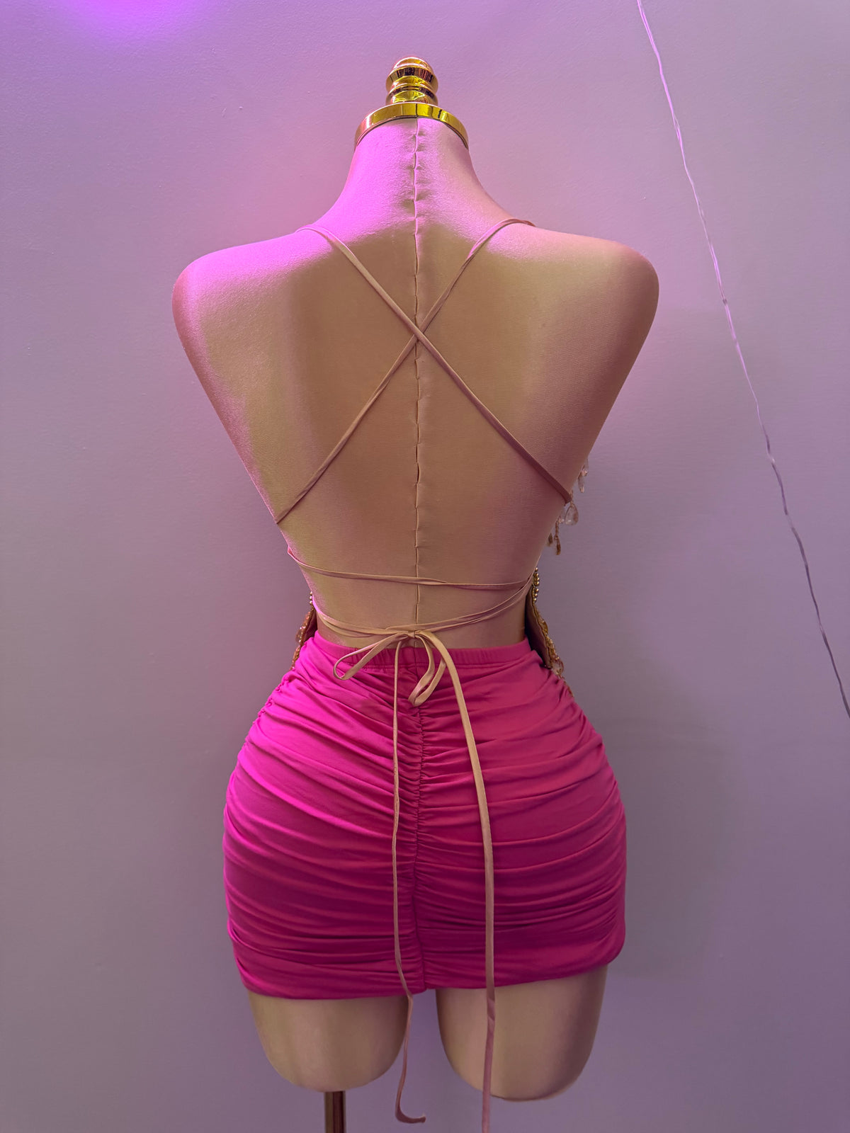 ROMA SKIRT (HOT PINK)